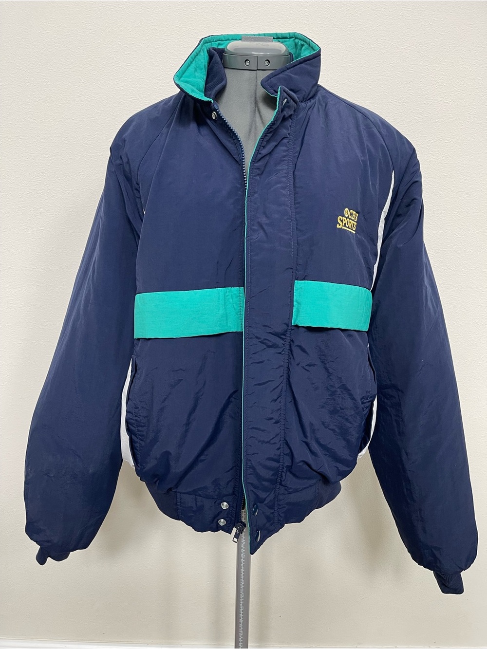 CBS Sports Navy & Teal Jacket